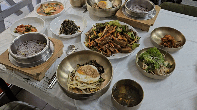  포항 보경사 맛집 탐방 : '부산식당'의 산채비빔밥 솥밥, 도토리묵 건강식단 후기