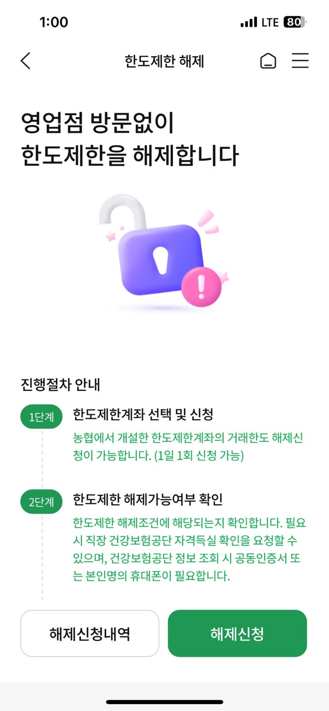 농협은행 한도제한계좌 해제 서류 비대면 안됨, 영업점 방문했는데 : 네이버 블로그