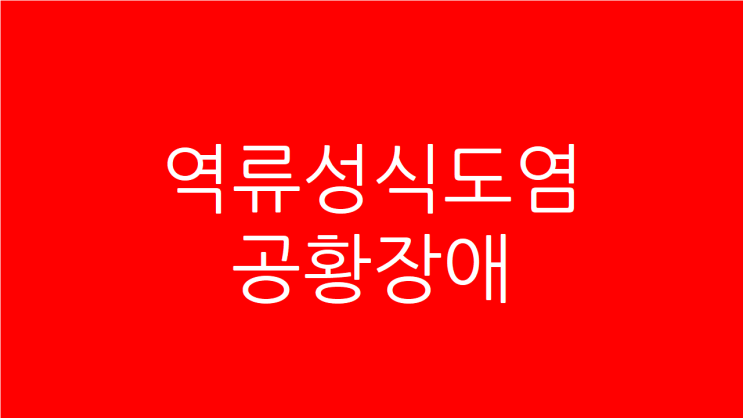  역류성식도염 공황장애 소화장애도 겪고 있다면