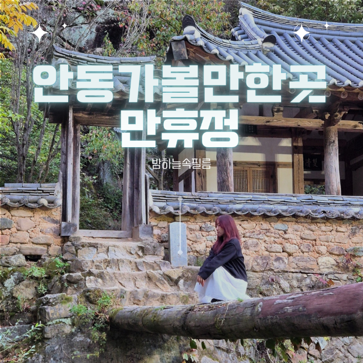  안동 여행코스 만휴정 야간개장 주경야행 송암폭포 외나무다리 포토존