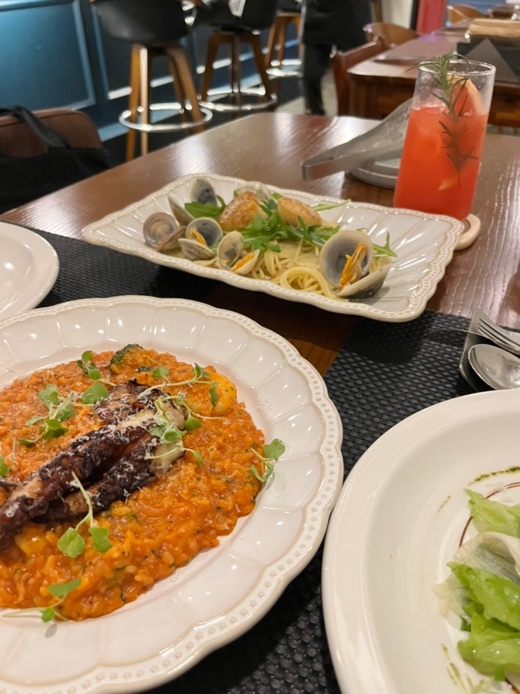  전민동 맛집 탐방: 레드문 특별한 날을 위한 선택 관자구이조개오일파스타와 여수산돌문어구이리조또