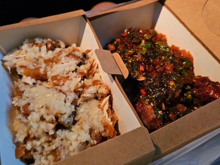 포항맛집 마고닭 마늘고추반반 포장