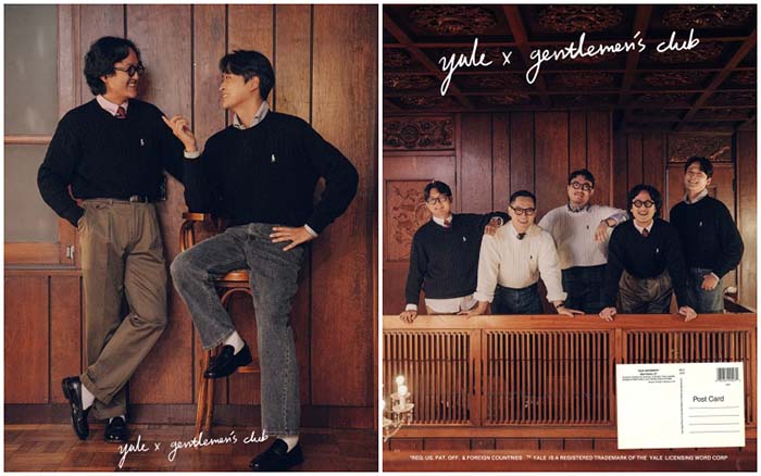  피플게이트 : 예일/YALE , 젠틀맨즈클럽(Gentlemen's Club)과 함께 뉴프레피 컬렉션 공개