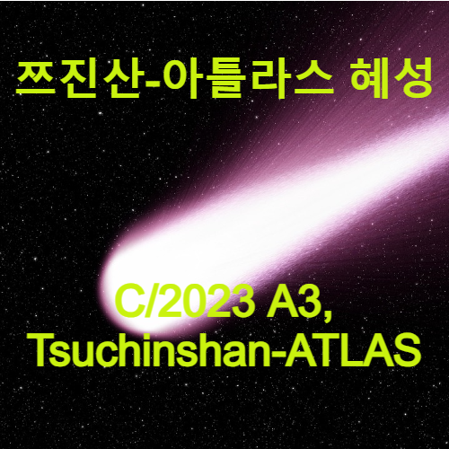  올해 가장 밝은 혜성,  쯔진산-아틀라스 혜성(C/2023 A3, Tsuchinshan-ATLAS) 10월 12일 근지점 통과