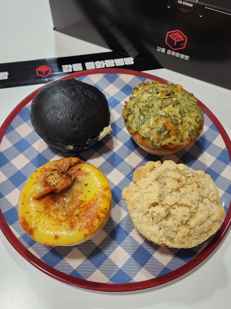  강릉 중앙시장 먹거리 맛집 [중화짬뽕빵] 짬뽕빵세트 6개입 택배 후기