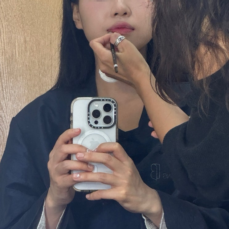  비기닝 촬영메이크업 신부 립 볼터치 메이크업 후기
