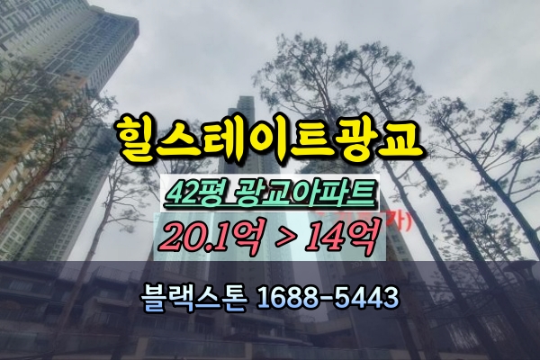  힐스테이트광교 경매 42평 하동아파트 106동 고층
