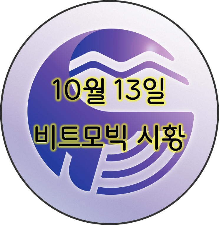  10월 13일 비트모빅 일일시황(feat. 역 프리미엄)