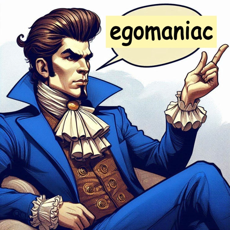  Egomaniac 자아도취증 환자에요?미드에 나오는 표현