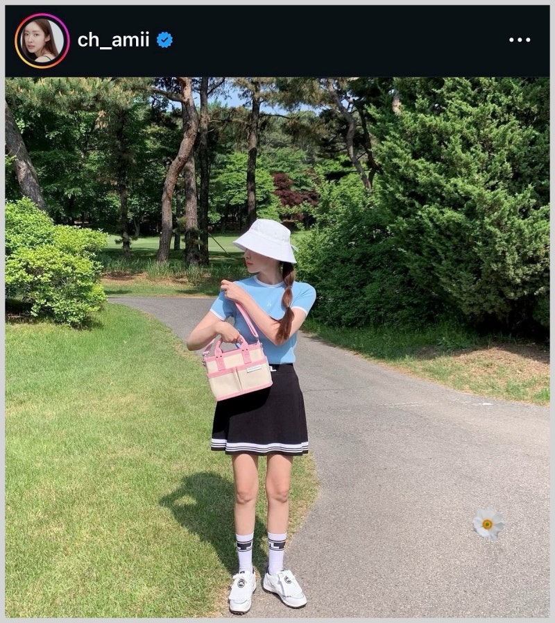 차정원 제이린드버그 여성 골프장갑 골프화 여자 골프웨어 패션