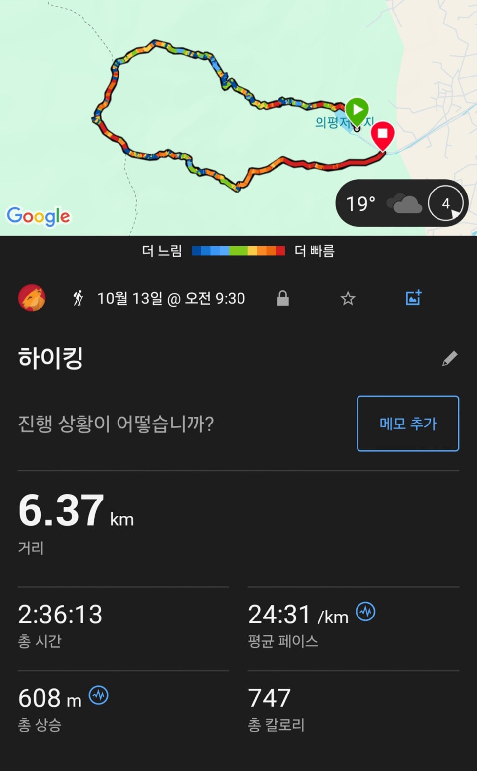 의평저수지 사진 2