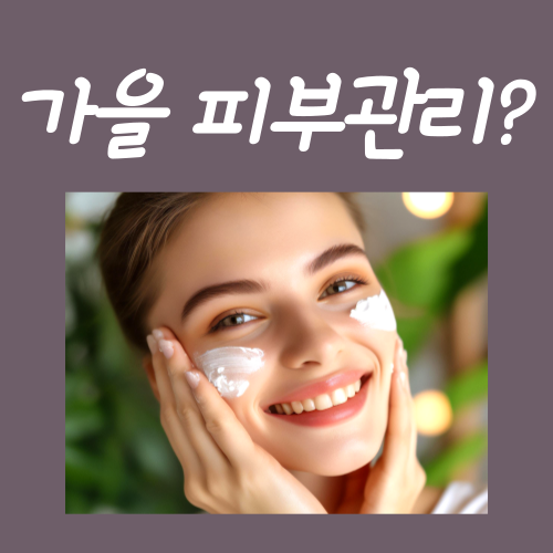  가을 피부관리 방법? 딱 3가지면 충분합니다