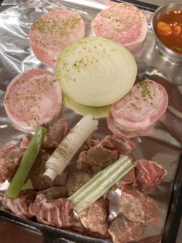  압구정로데오 고기집 도산공원 황지살 맛집 상록수