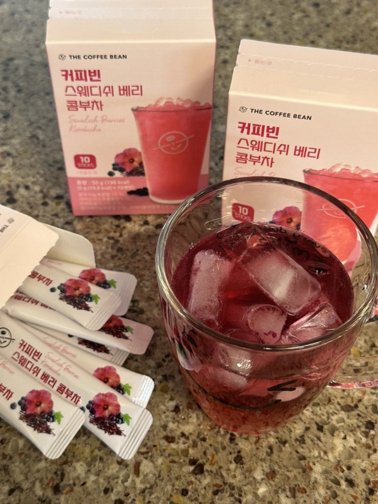  식단관리의 시작은 커피빈 콤부차