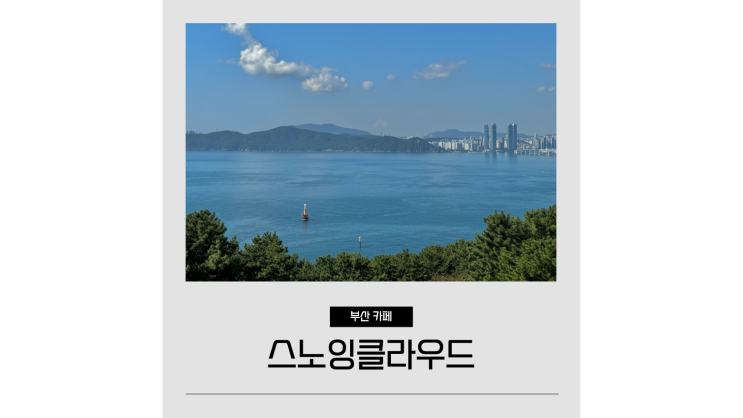  해운대 오션뷰 카페 부산 달맞이길 스노잉클라우드 주차 애견동반