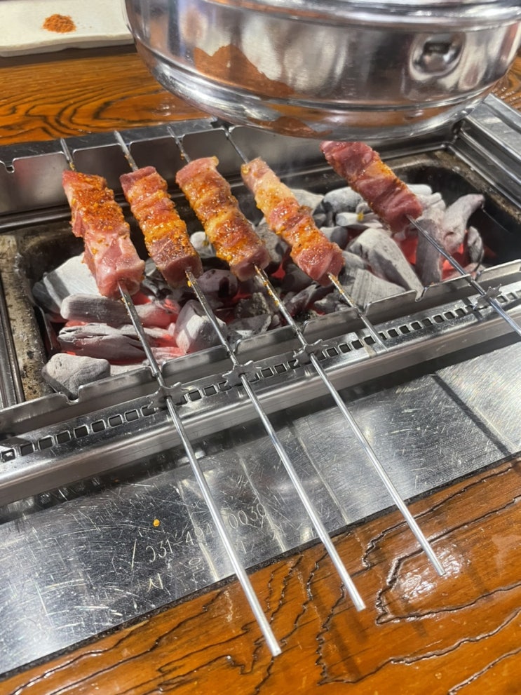  남양주 별내 양꼬치 태양부양꼬치 에서  맛있는 식사