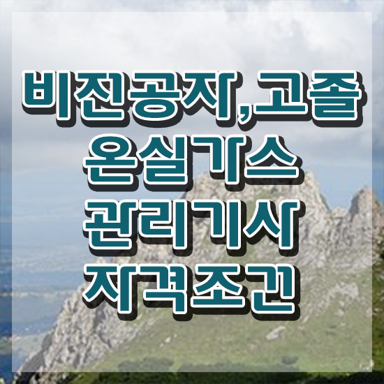  온실가스관리기사 시험 접수 온실가스관리기사 시험응시조건 집에서 온라인으로 빠르게 성공한 팁