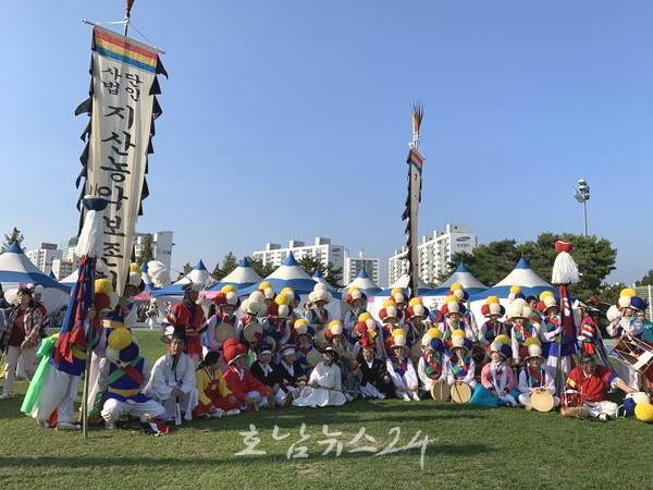  ‘광산농악’ 전수학교로 지정된 대촌중학교, 제65회 한국민속예술제 대통령상 수상