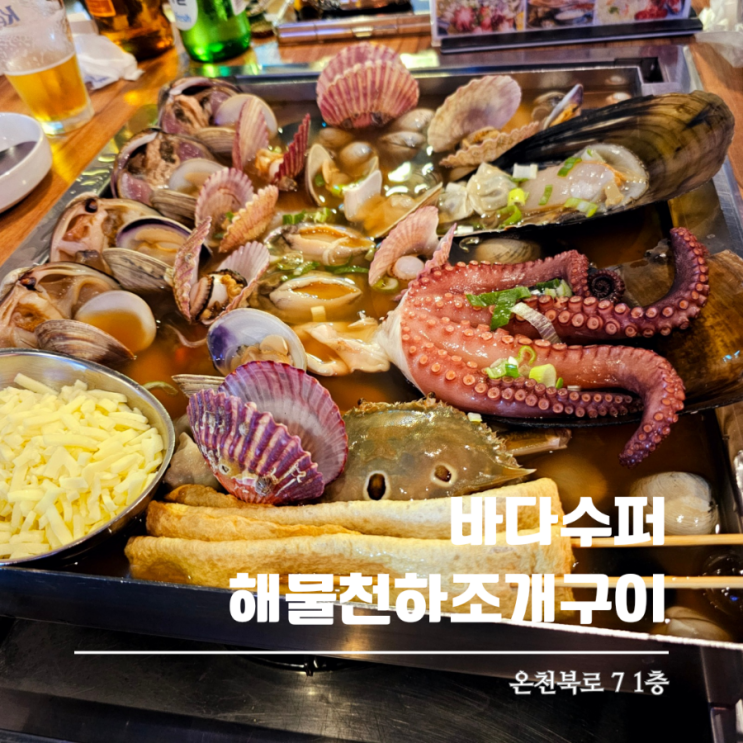  대전 봉명동 조개찜 맛집 바다수퍼 해물천하 조개구이 푸짐하고 신선해요