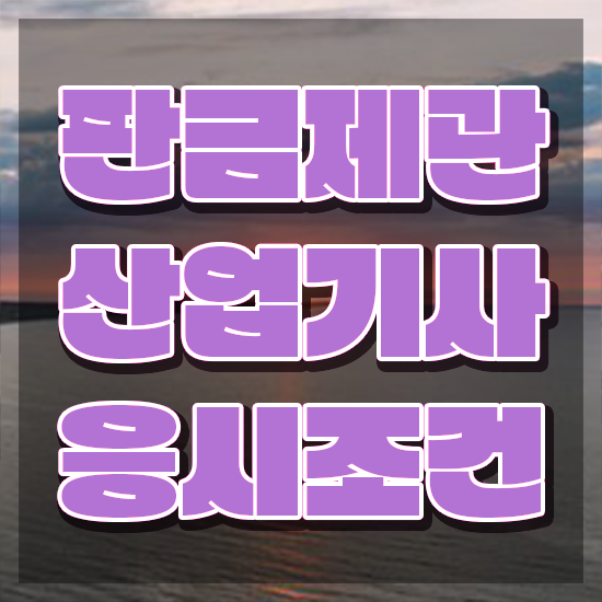  판금제관산업기사 시험 자격 판금제관산업기사 응시조건 온라인으로 간편하게 준비한 후기