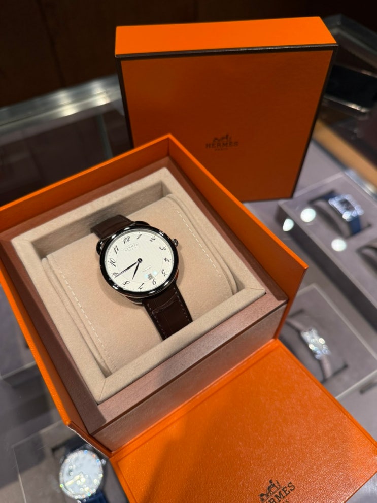  [에르메스] 에르메스 남성시계 ARCEAU 아쏘 워치 40mm 상세 후기