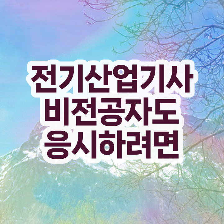  전기산업기사 기사 , 전기산업기사 응시조건 독학으로 단기간에 준비한 노하우