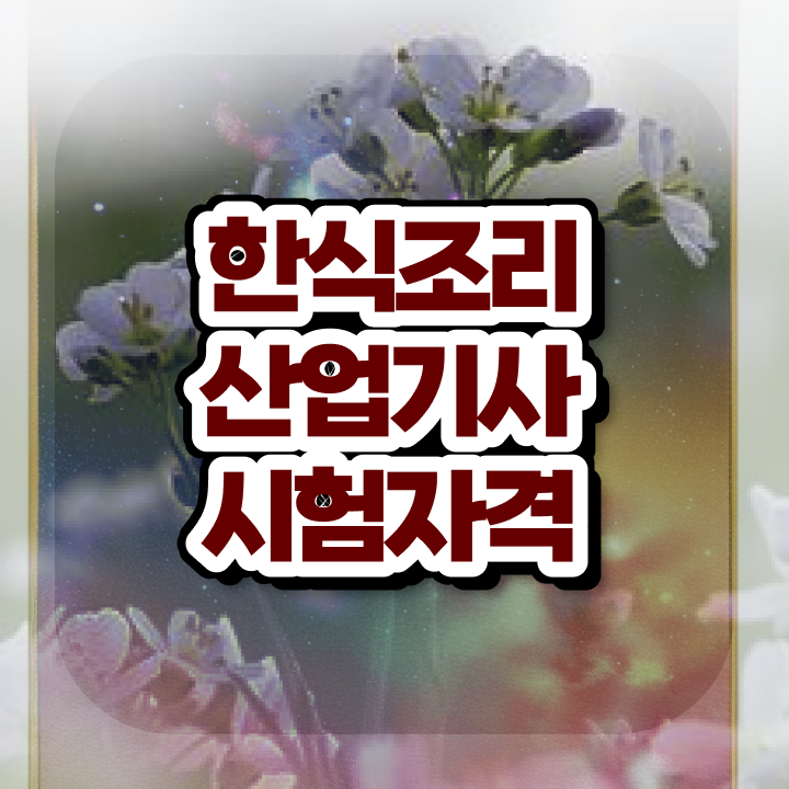  한식조리산업기사 응시자격 온라인 수업으로 빠르게 완료한 노하우