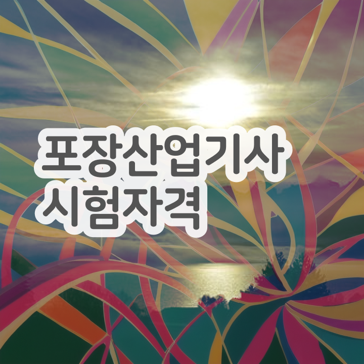  포장산업기사 자격 포장산업기사 자격요건 인강만 듣고 쉽고 빠르게 끝낸 팁