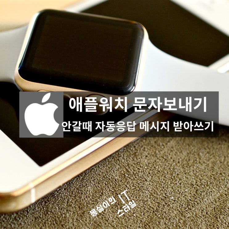  애플워치에서 문자 보내기! 안갈 때 대처 iMessage와 SMS 전송 완벽 가이드 자동응답 메시지 받아쓰기