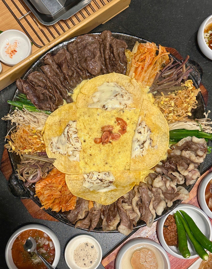  부산 서면 송암본점 한옥스타일 구절판 소고기 맛집 술집