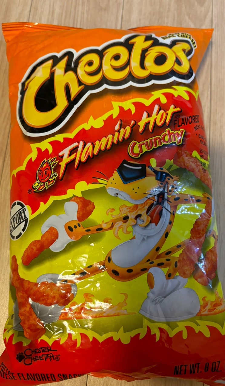  블챌 일상 포토 덤프  미국 수입 과자 핫 치토스 Hot Cheetos 솔직후기