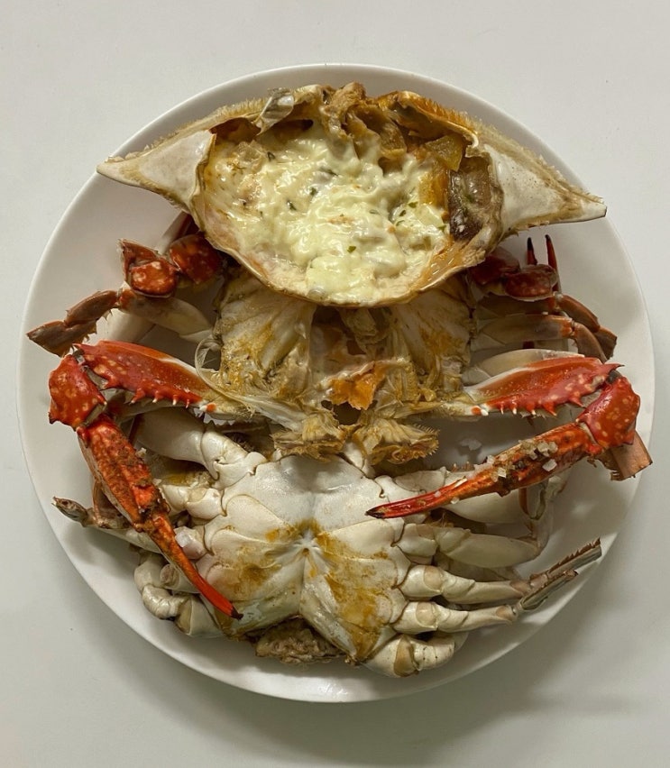  가을제철 활 꽃게 요리 (꽃게 마요구이, 꽃게 파스타)