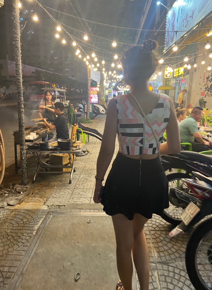  미케비치 밤바다 다낭 편의점 구경 다낭여행