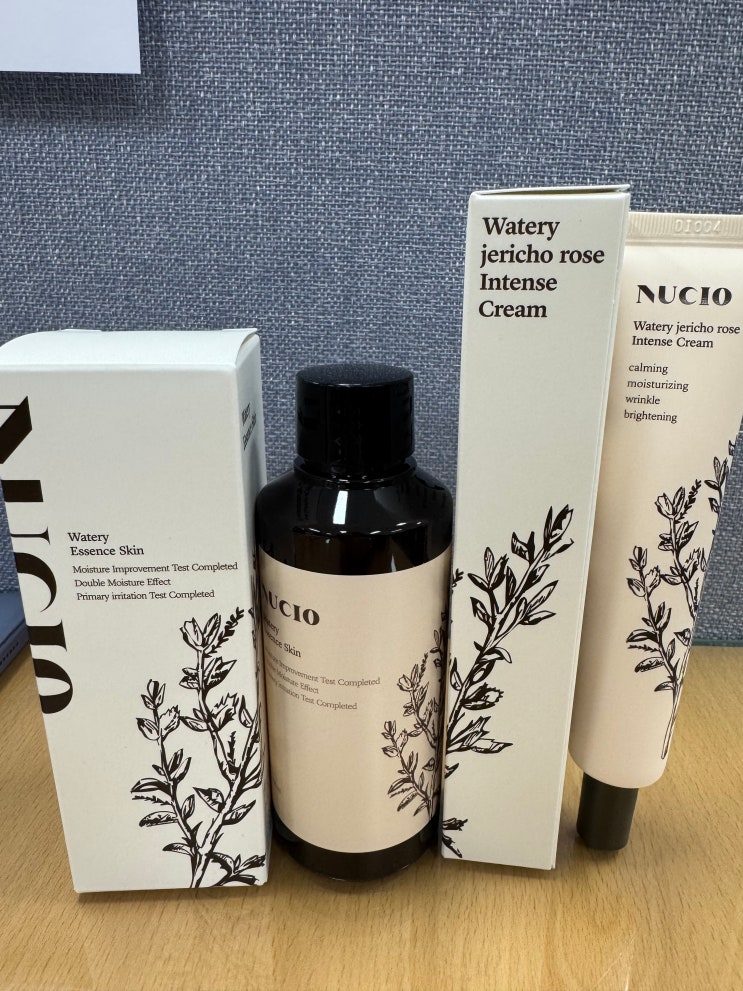  수부지 필수템! 누씨오 에센스스킨+속건조 크림+선크림 구매후기(내돈내산 솔직후기)