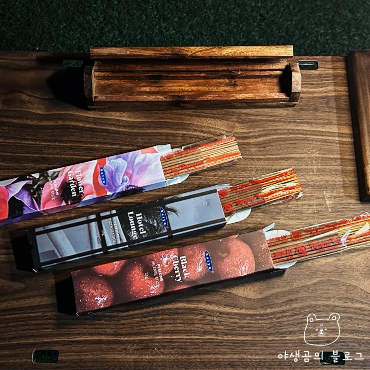  옥상캠핑 간 만나본 나그참파 퍼퓸 인센스 신제품 3종 사용 후기