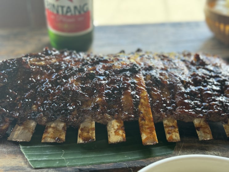  발리 우붓 돼지 바비큐 요리 전문 폭립 맛집 와룽 폰독 마두 Warung Pondok Madu