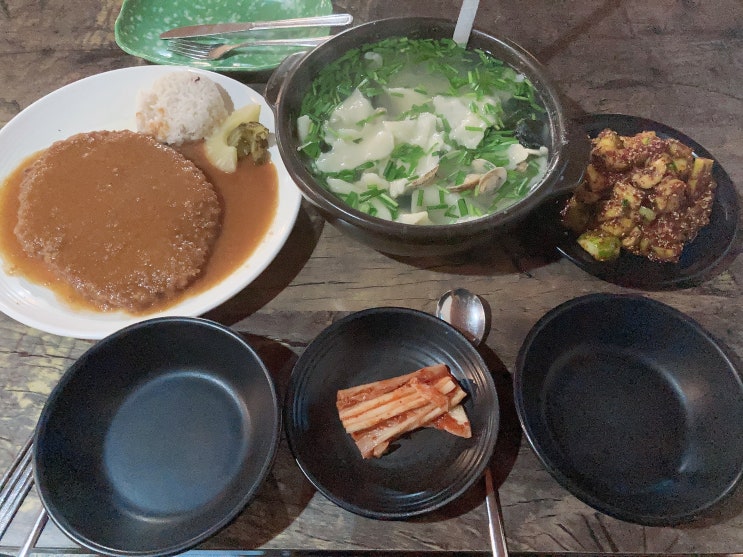  [국내여행,전라도 순천] 백종원 3대천왕에 방영되었던 돈까스와 항아리수제비 맛집 송치마을(+주차정보/웨이팅)