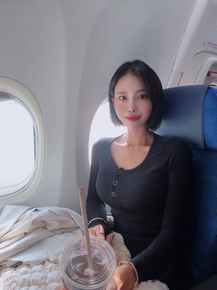  오키나와 자유여행 출발 대한항공 기내식, 모닝캄 너무 좋다