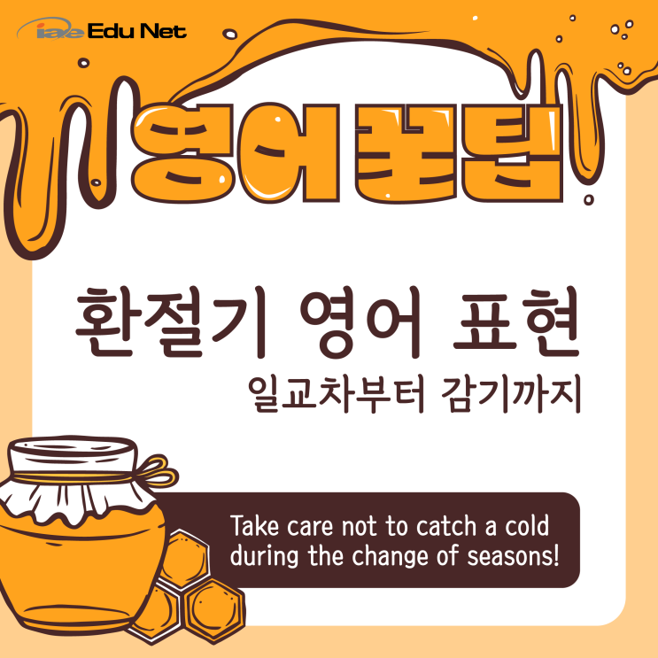  [영어 꿀팁] 환절기 때 자주 사용하는 영어 표현 | 일교차, Change of Seasons, Cool Breeze, Hay Fever 알레르기성 비염