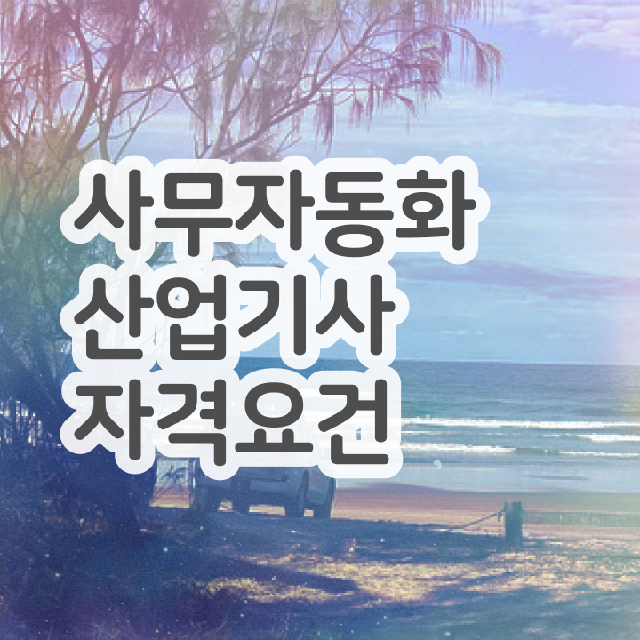  사무자동화산업기사 필기 기출문제 사무자동화산업기사 취득자격 학점은행제로 단기간에 완료한 후기