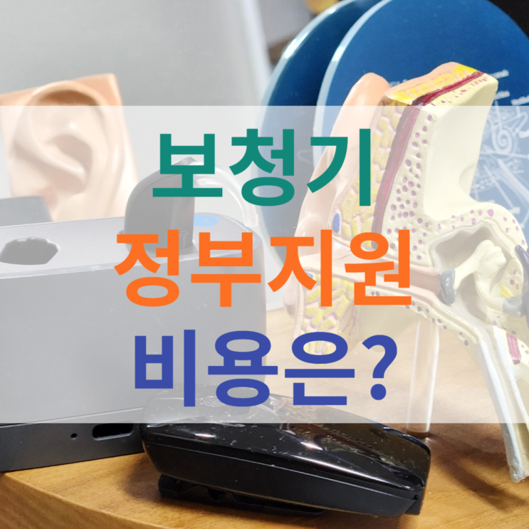  보청기 정부지원 비용 얼마나 받을수 있나요?