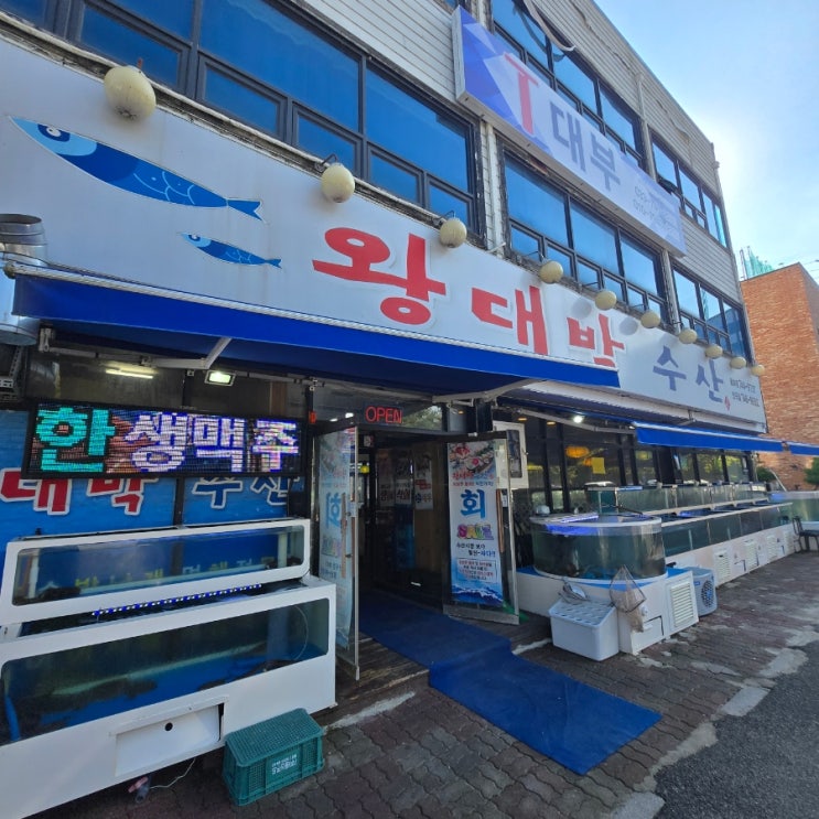  [왕대박수산]원주 봉화산택지 싱싱한 해산물 맛집 내돈내산 솔직후기