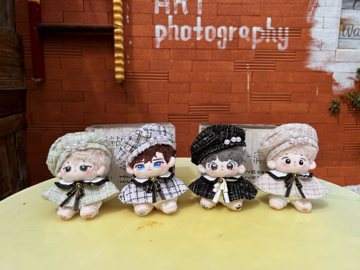  10cm 트위드 망토 세트 인형옷 아이돌인형옷