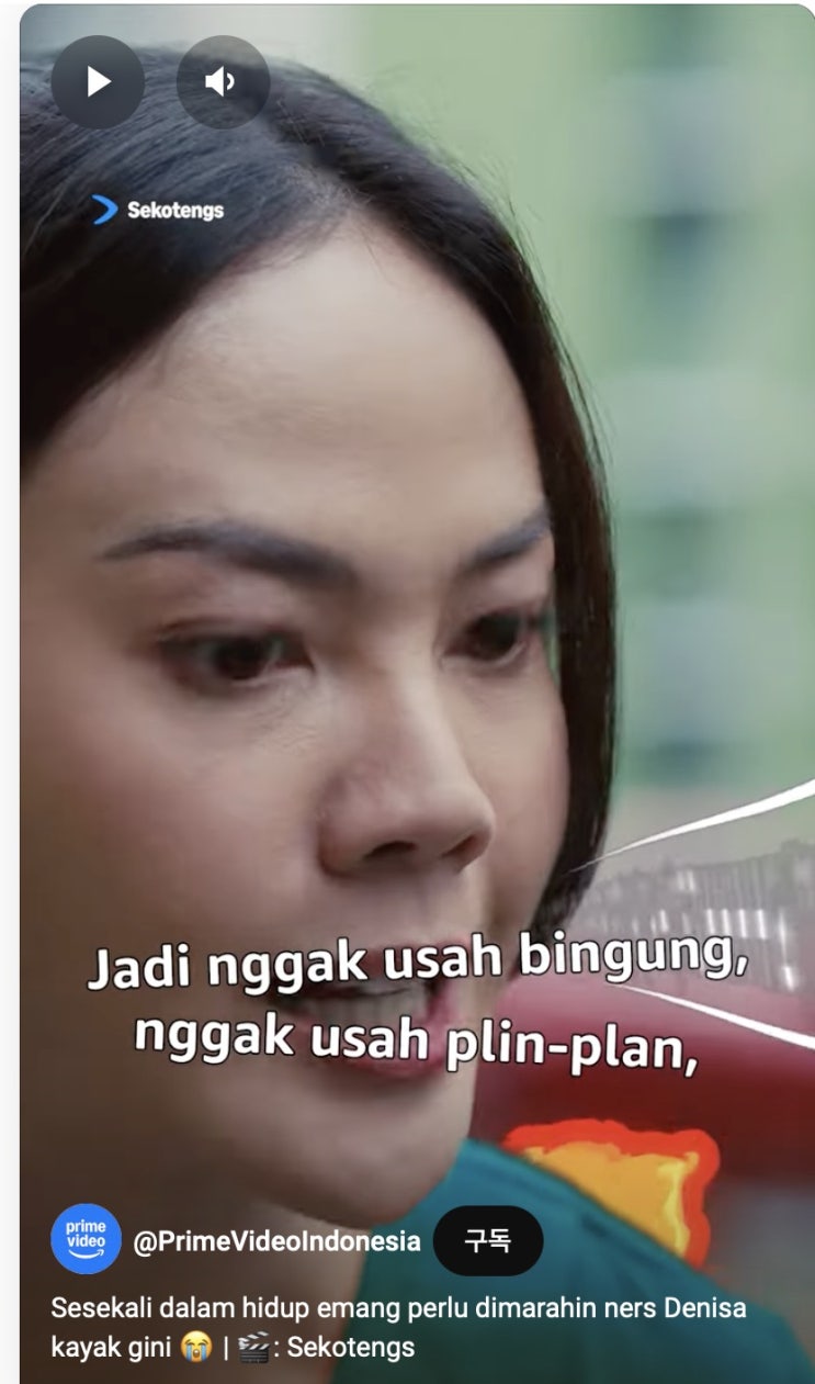 뉘앙스 인도네시아어 2. 'Plin-plan' 딱그말은?