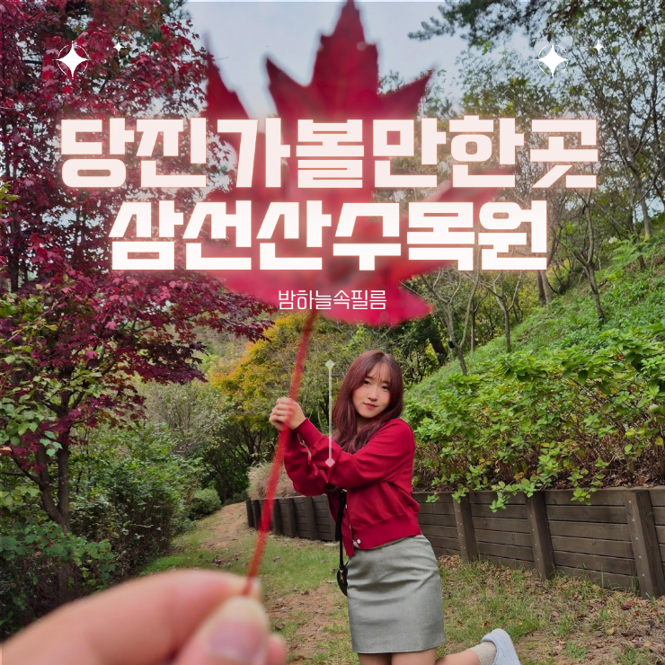  당진 가족나들이 가볼만한곳 입장료무료 삼선산수목원