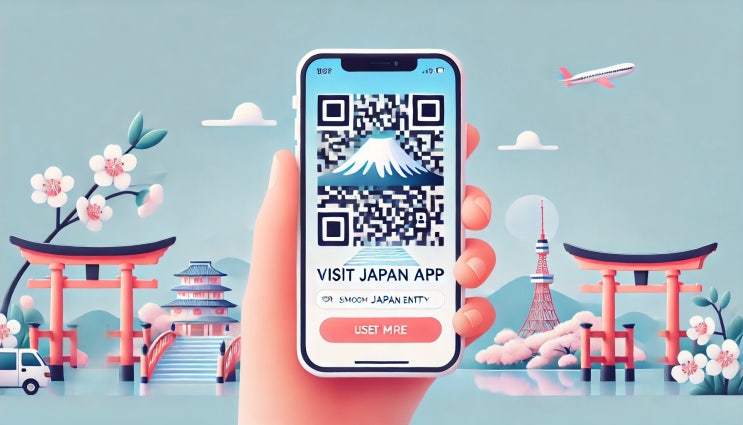  비짓재팬 어플 입국 정보 등록 방법, 세관 신고, QR코드