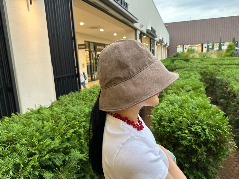 마스케라 MASKERA 데일리모자 에리스 코튼 와이드 버킷햇