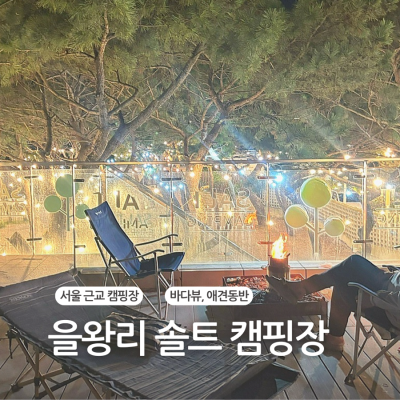 Eulwangri Salt Camping Site: A New, Clean Ocean View Campsite Near Seoul (Pet-Friendly)