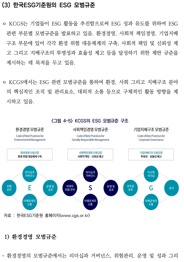  건설산업의 ESG 경영 정착을 위한 가이드라인 개발 연구7 _국내외 주ESG 성과지표 사례 및 시사점6