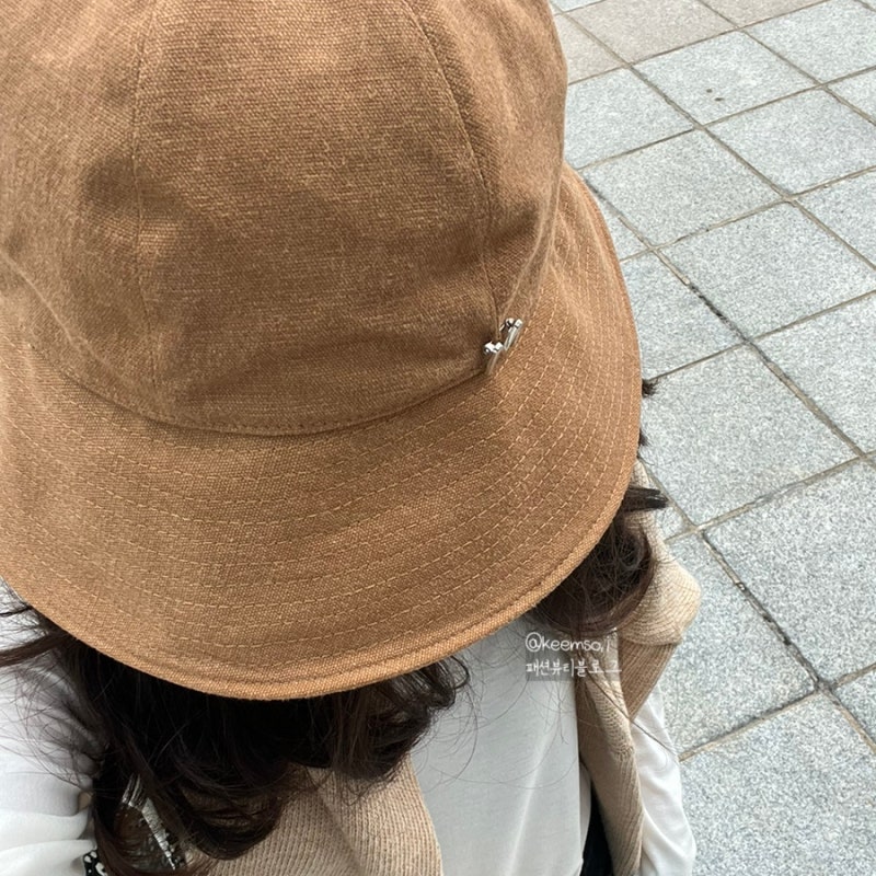 마스케라 MASKERA 에리스 코튼 와이드 버킷햇